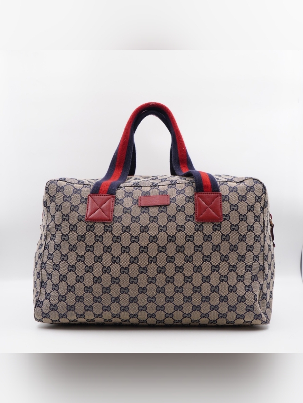 CH10 💗 GUCCI GG Canvas Monogram Web Carry On Duffle Bag